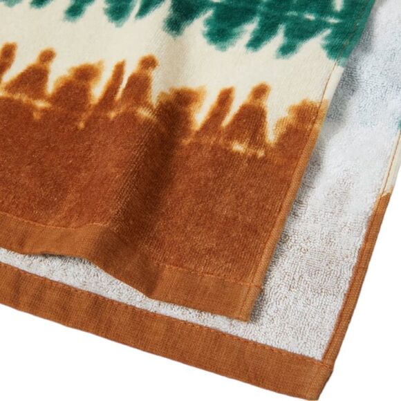 ZARA Kids | Brown / Blue | TIE DYE TERRYCLOTH PONCHO - Picture 3 of 4